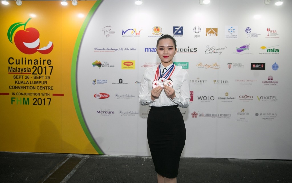 Taylor's student won at Culinaire Malaysia 2017